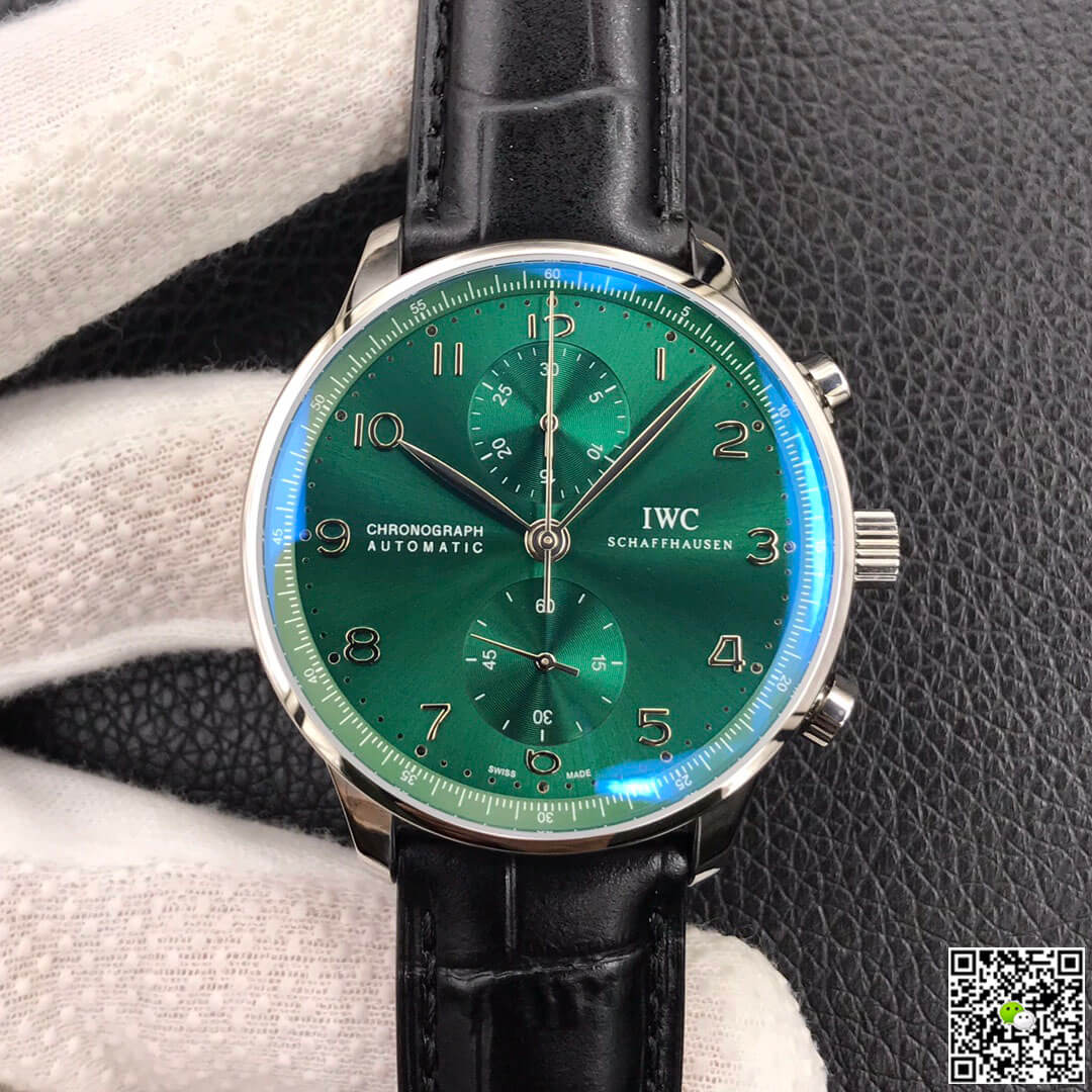 Best Replica Replica IWC Portugieser IW371615 1:1 Best Edition ZF Factory Green Dial - Colareps