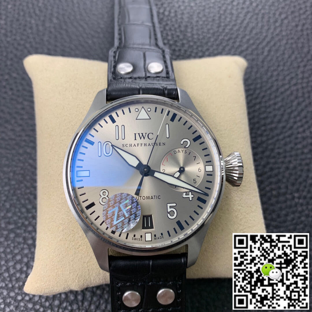 Best Replica Replica IWC Big Pilot IW500906 1:1 Best Edition ZF Factory Rhodium Dial - Colareps
