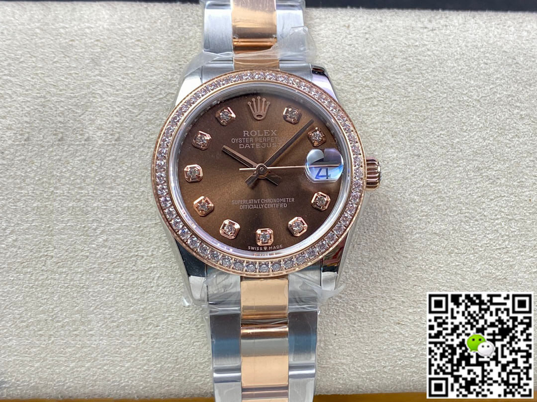 Best Replica Replica Rolex Datejust M278381RBR-0027 31MM 1:1 Best Edition EW Factory Brown Dial - Colareps
