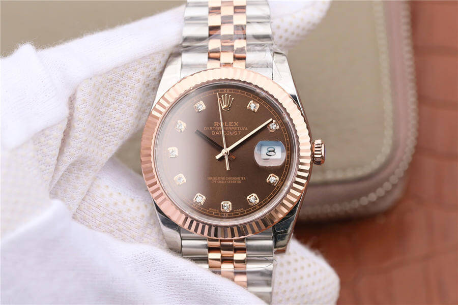 Best Replica Replica Rolex Datejust M126331-0004 1:1 Best Edition EW Factory Brown Dial - Colareps