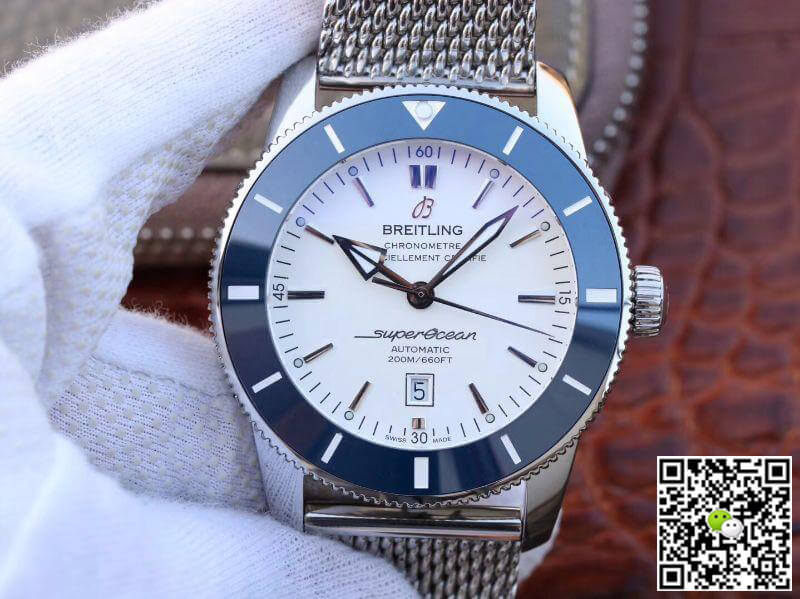 Best Replica Breitling Replica Superocean Heritage II AB201012 GF Factory 1:1 Best Edition Swiss ETA9015 White Dial - Colareps