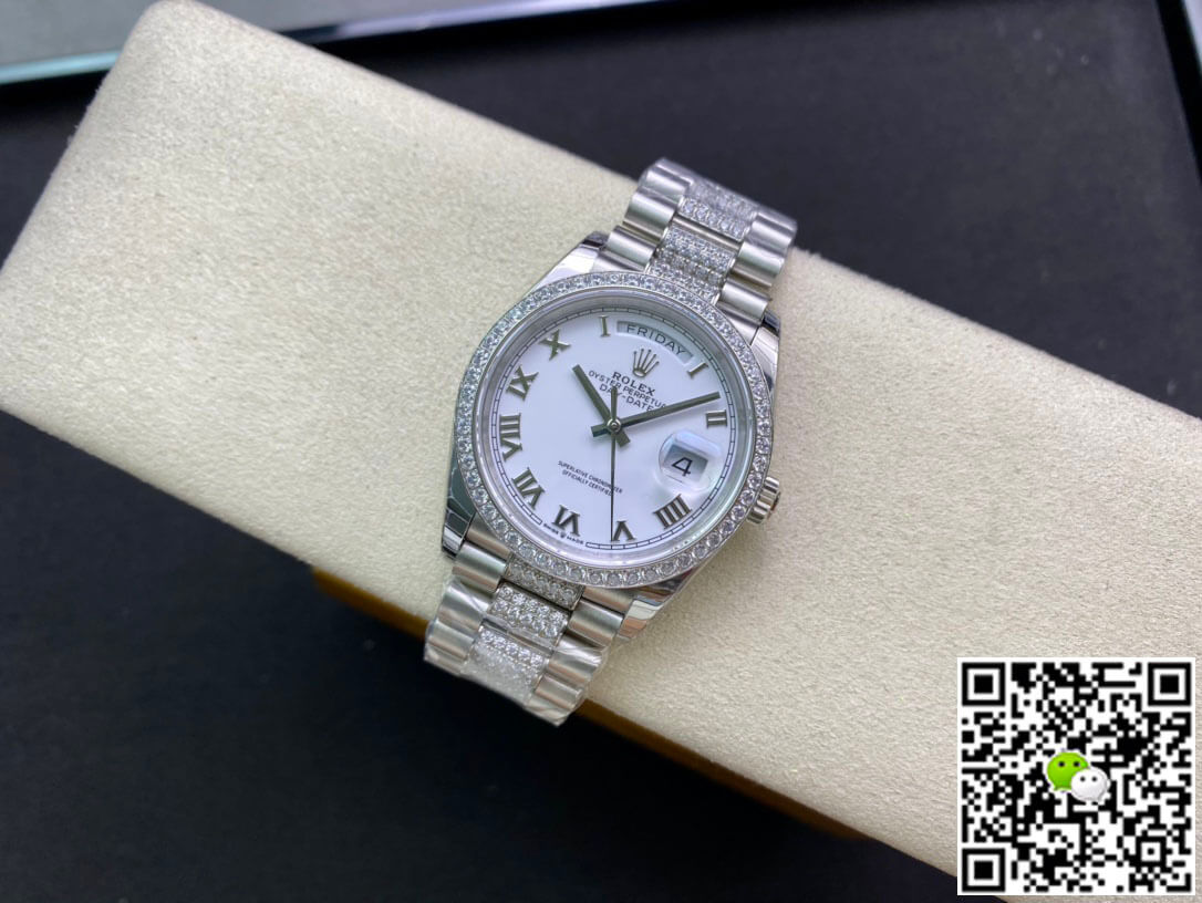 Best Replica Replica Rolex Day Date M128349RBR-0026 1:1 Best Edition EW Factory White Dial - Colareps