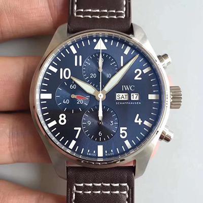 Best Replica Replica IWC Pilot Chronograph IW377714 ZF Factory Men Watches 1:1 Best Edition Swiss ETA7750 - Colareps