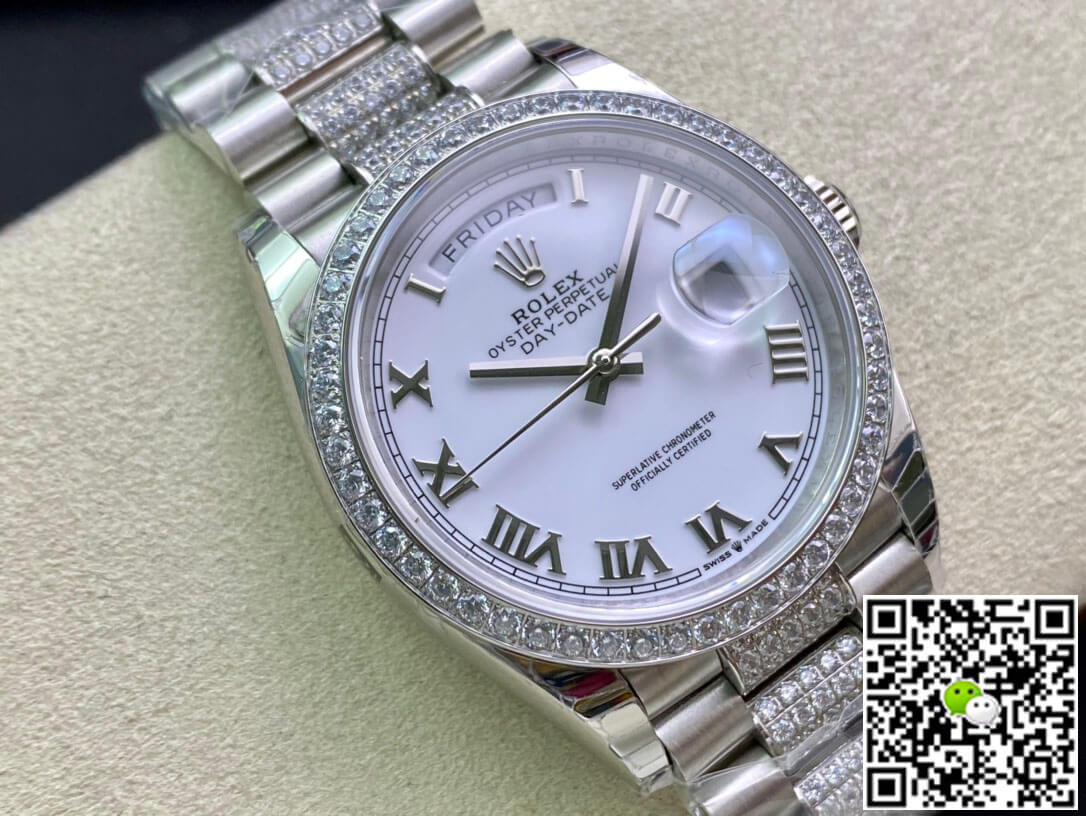 Best Replica Replica Rolex Day Date M128349RBR-0026 1:1 Best Edition EW Factory White Dial - Colareps