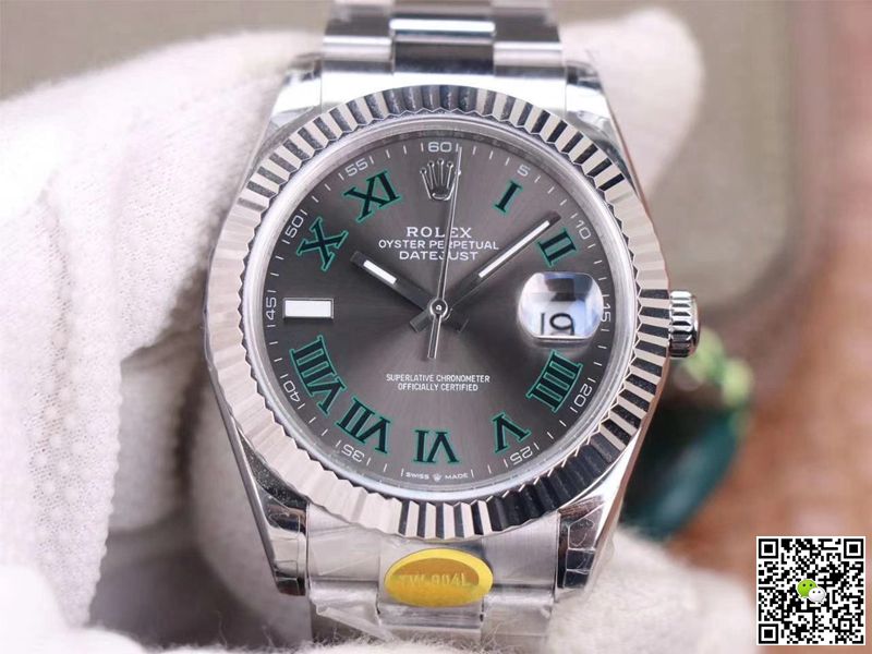 Best Replica Replica Rolex Datejust M126334-0021 1:1 Best Edition TW Factory Gray Dial Swiss ETA3235 - Colareps