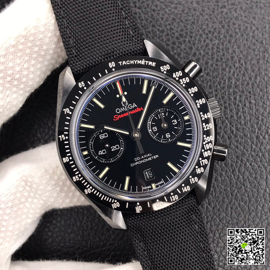 Best Replica OMEGA Replica Speedmaster 311.92.44.51.01.003 1:1 Best Edition OM Factory V2 Dark Side Of The Moon Black Ceramic - Colareps
