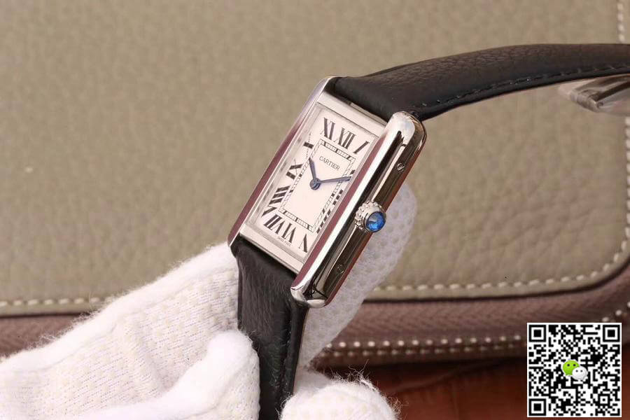 Best Replica Cartier Replica Tank Solo W5200005 JF Factory 1:1 Best Edition Swiss Ronda Quartz - Colareps