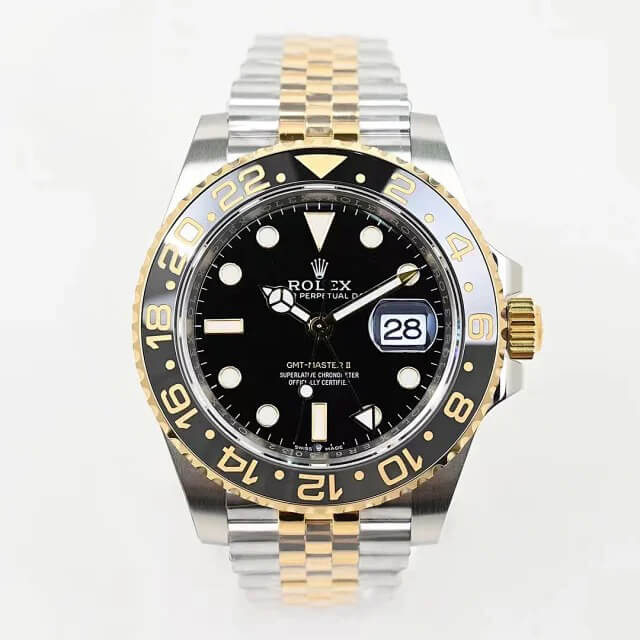 Best Replica Replica Rolex GMT Master II M126713grnr-0001 1:1 Best Edition EW Factory Black Dial - Colareps