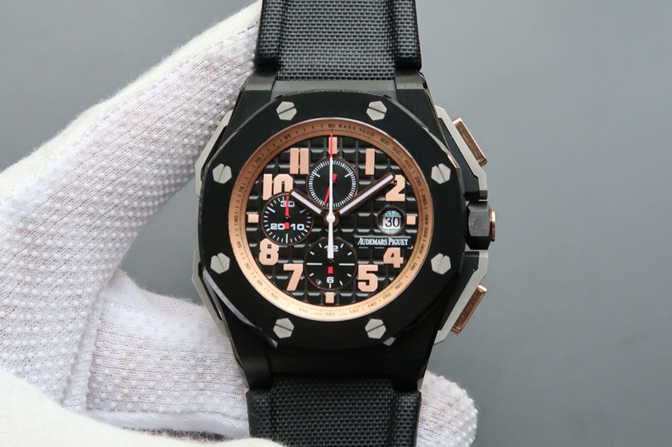 Best Replica Replica Audemars Piguet Royal Oak Offshore 26378IO.OO.A001KE.01 1:1 Best Edition JF Factory V2 Black Dial - Colareps
