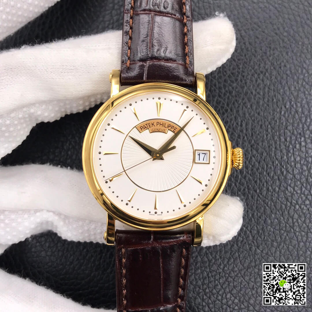 Best Replica Replica Patek Philippe Calatrava 5153R-001 1:1 Best Edition ZF Factory Gold Case - Colareps