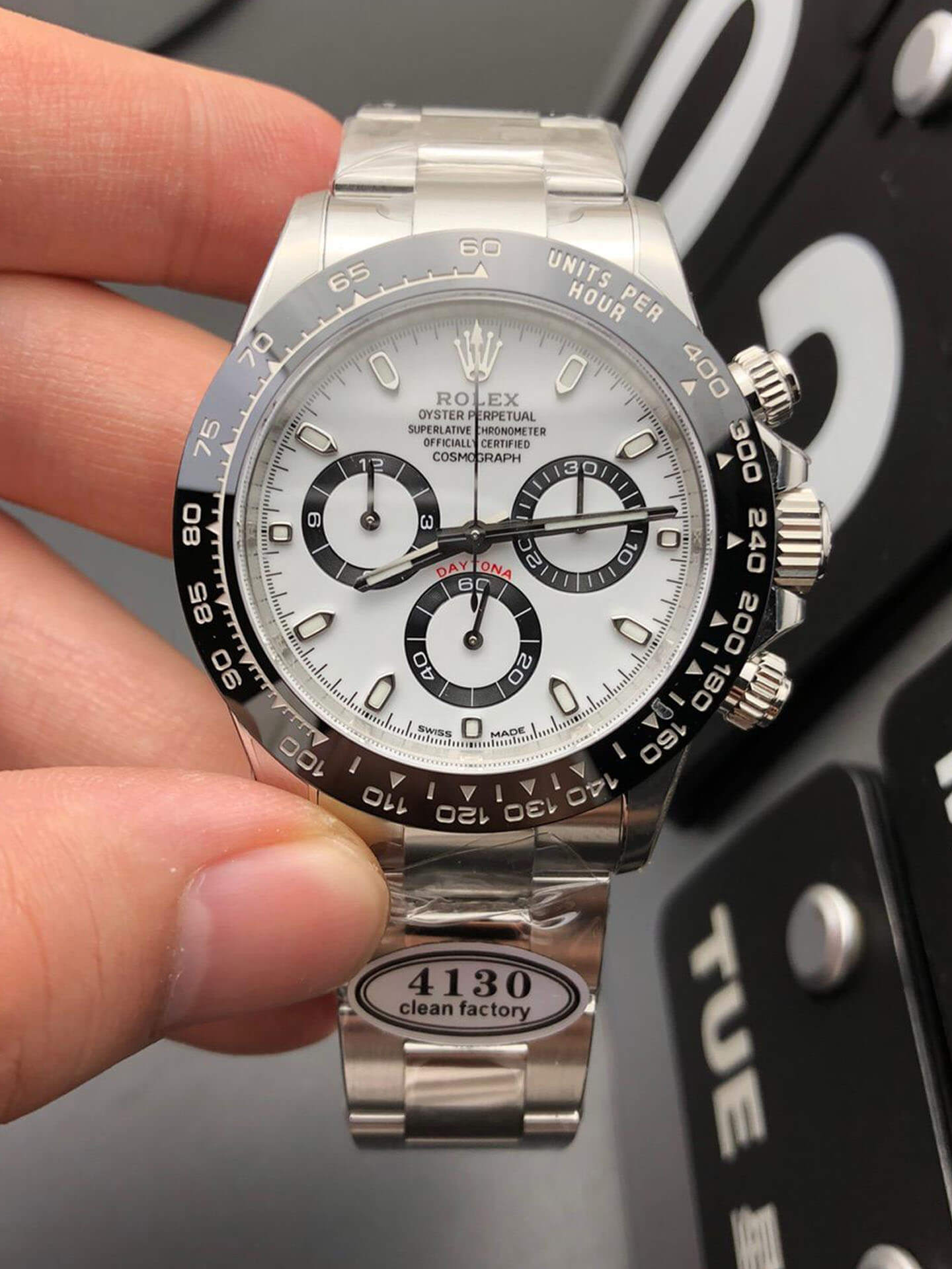 Best Replica Replica Rolex Cosmograph Daytona M116500LN-0001 1:1 Best Edition Clean Factory V2 White Dial - Colareps