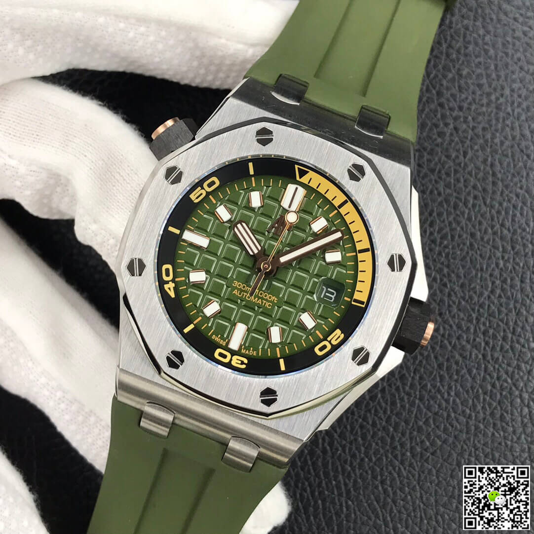Best Replica Replica Audemars Piguet Royal Oak Offshore 15720ST.OO.A052CA.01 1:1 Best Edition BF Factory Army Green Dial - Colareps