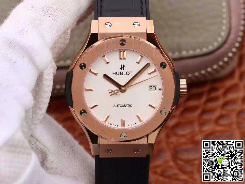 Best Replica Hublot Replica Classic Fusion 511.OX.2611.LR JJ Factory 1:1 Best Edition Swiss ETA2892 Black Gummy Strap - Colareps