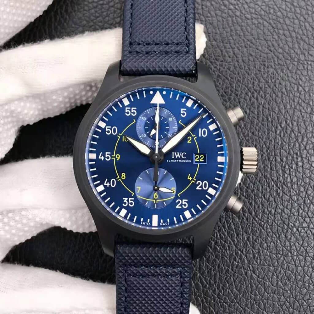 Best Replica Replica IWC Pilot IW389008 1:1 Best Edition ZF Factory Blue Dial - Colareps