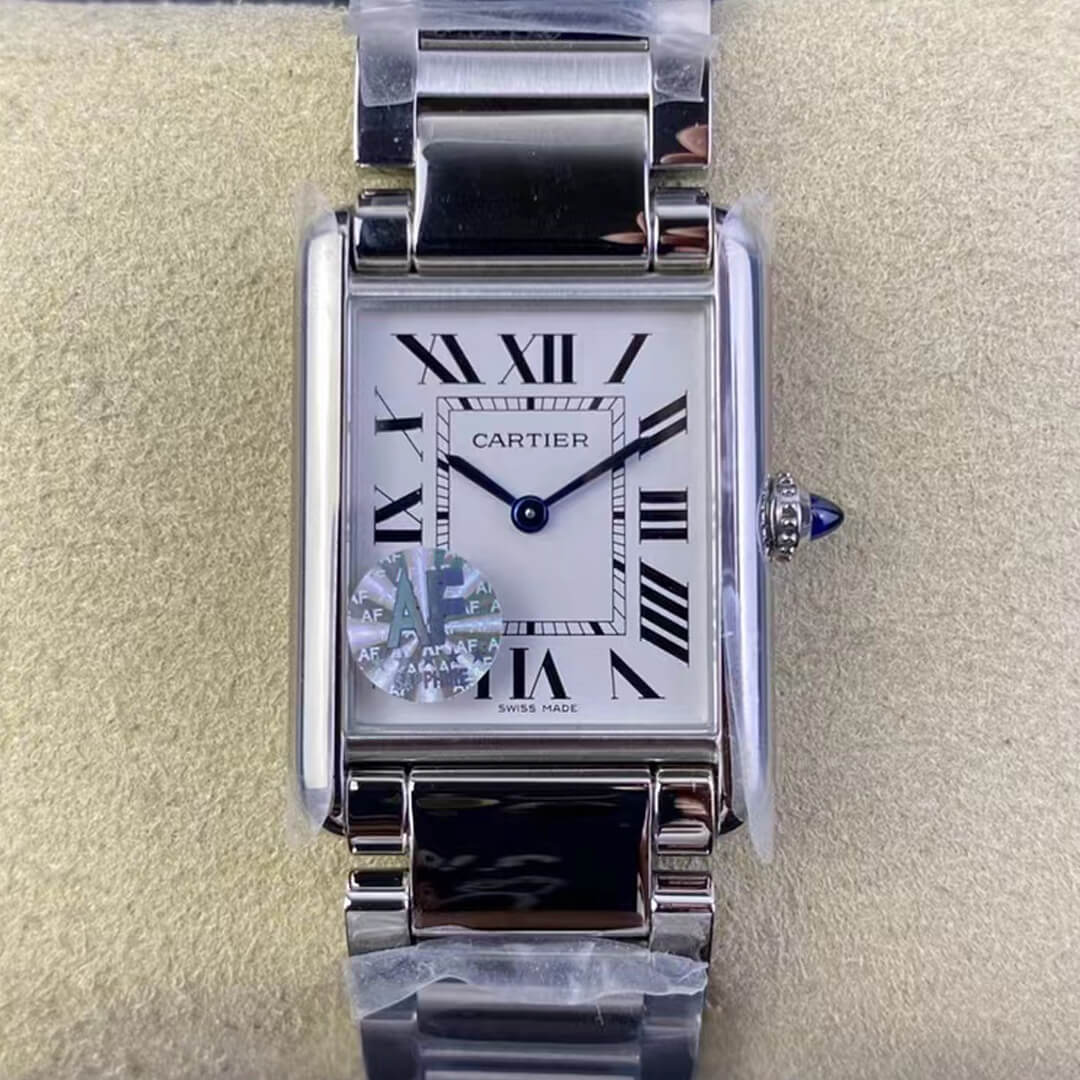 Best Replica Replica Cartier Tank WSTA0052 1:1 Best Edition AF Factory Stainless Steel Case - Colareps