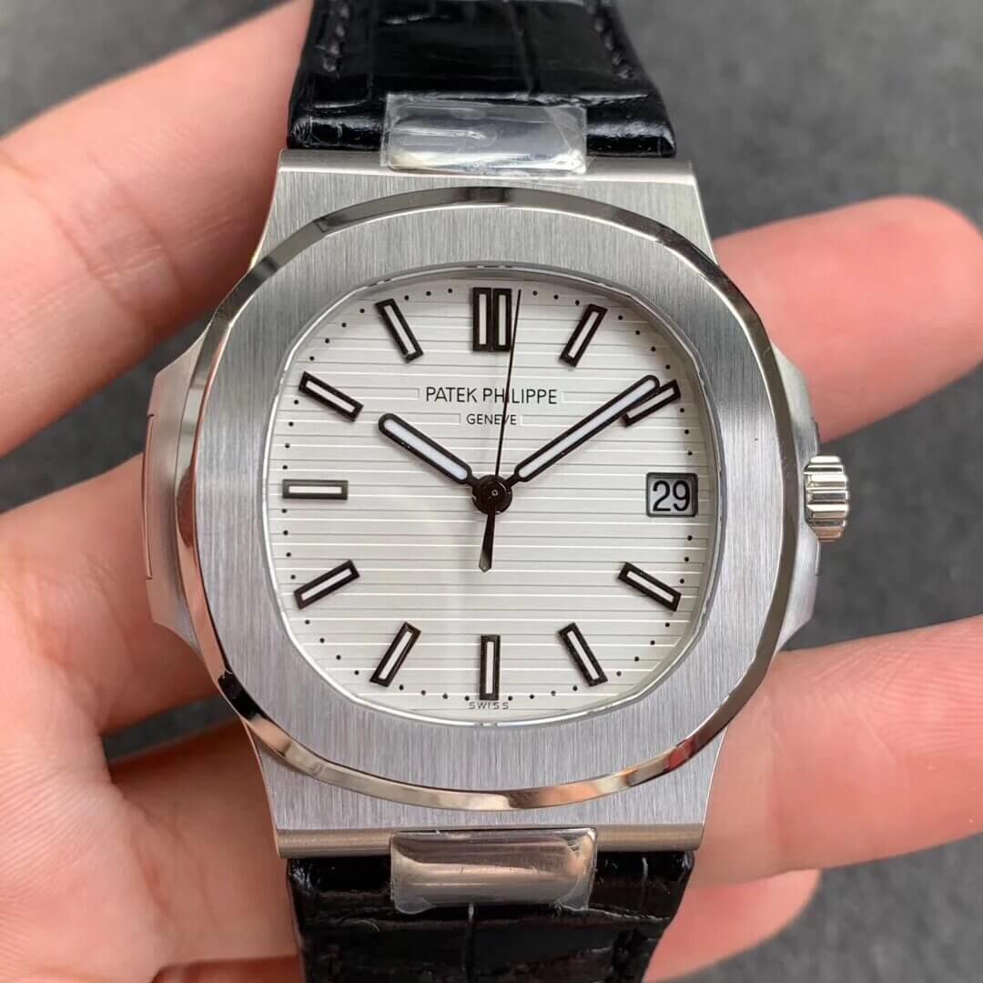 Best Replica Replica Patek Philippe Nautilus 5711G 1:1 Best Edition PPF Factory V4 White Dial Swiss ETA324 - Colareps