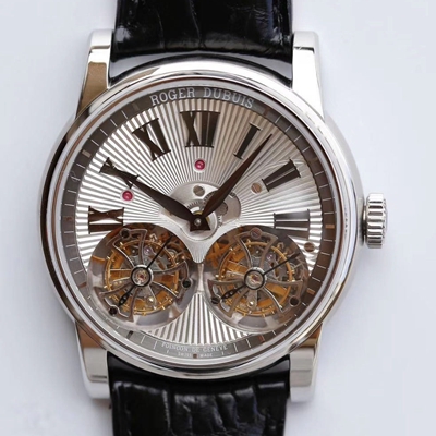 Best Replica Replica Roger Dubuis Hommage RDDBHO0562 1:1 Best Edition JB Factory Silver Dial Swiss RD100 - Colareps