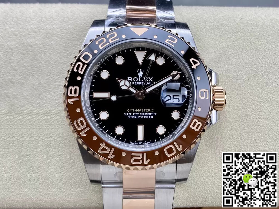 Best Replica Replica Rolex GMT Master II M126711chnr-0002 1:1 Best Edition C+ Factory Rose Gold - Colareps