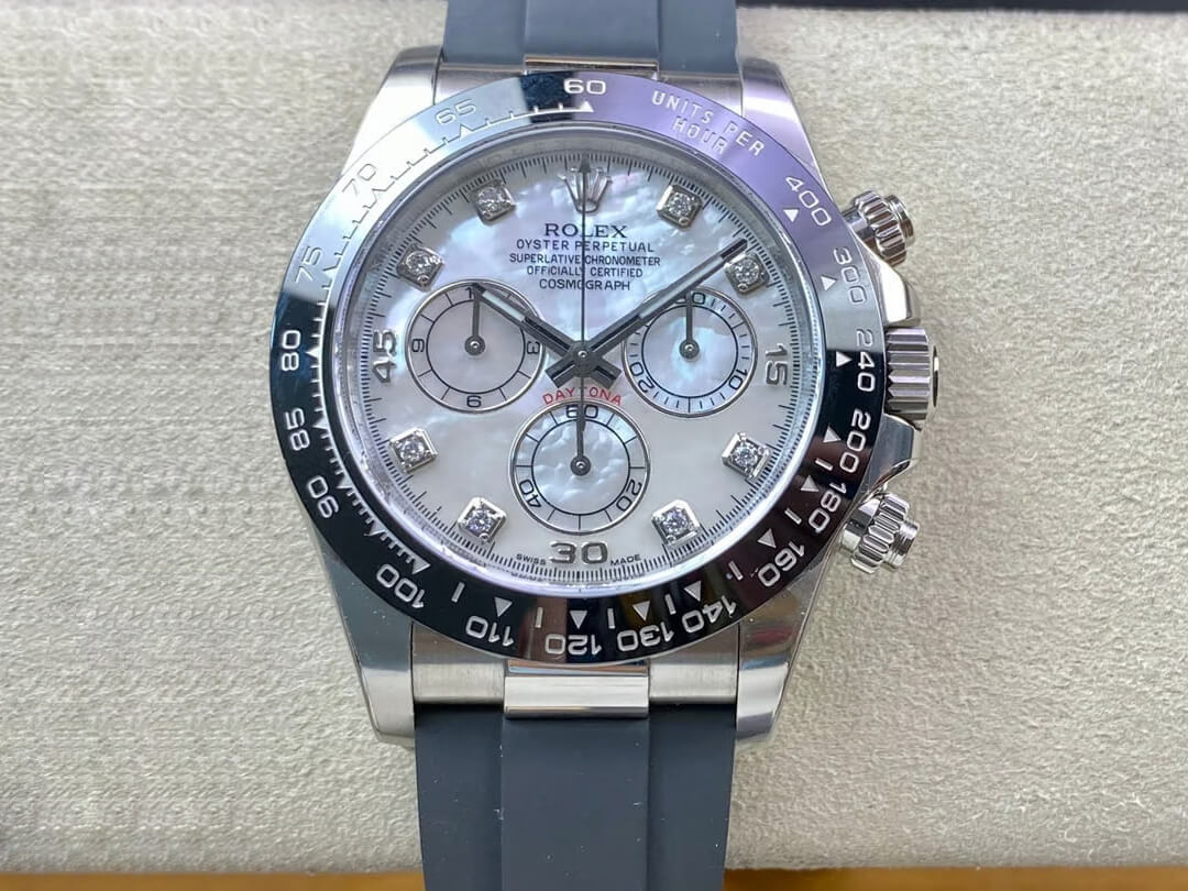 Best Replica Replica Rolex Cosmograph Daytona M116519LN-0026 1:1 Best Edition Clean Factory Rubber Strap - Colareps