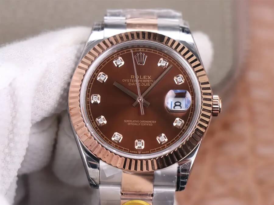Best Replica Replica Rolex Datejust M126331-0003 41MM 1:1 Best Edition TW Factory Chocolate Dial - Colareps