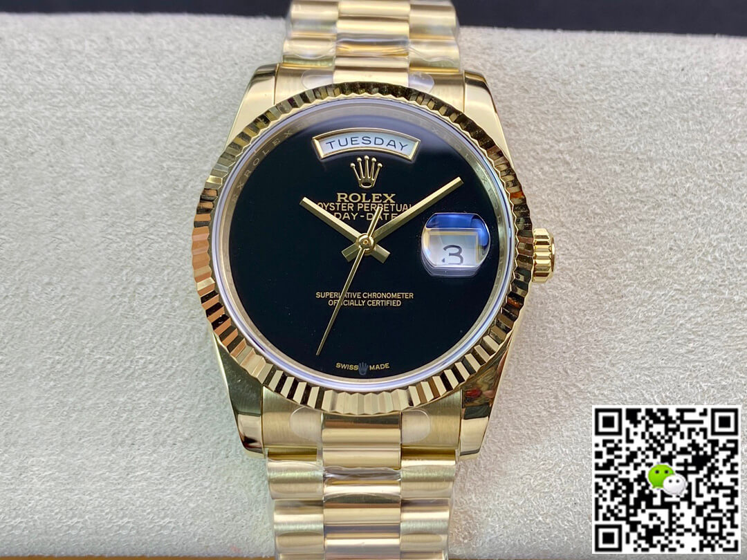 Best Replica Replica Rolex Day Date 36MM 1:1 Best Edition BP Factory Double Calendar Dial - Colareps