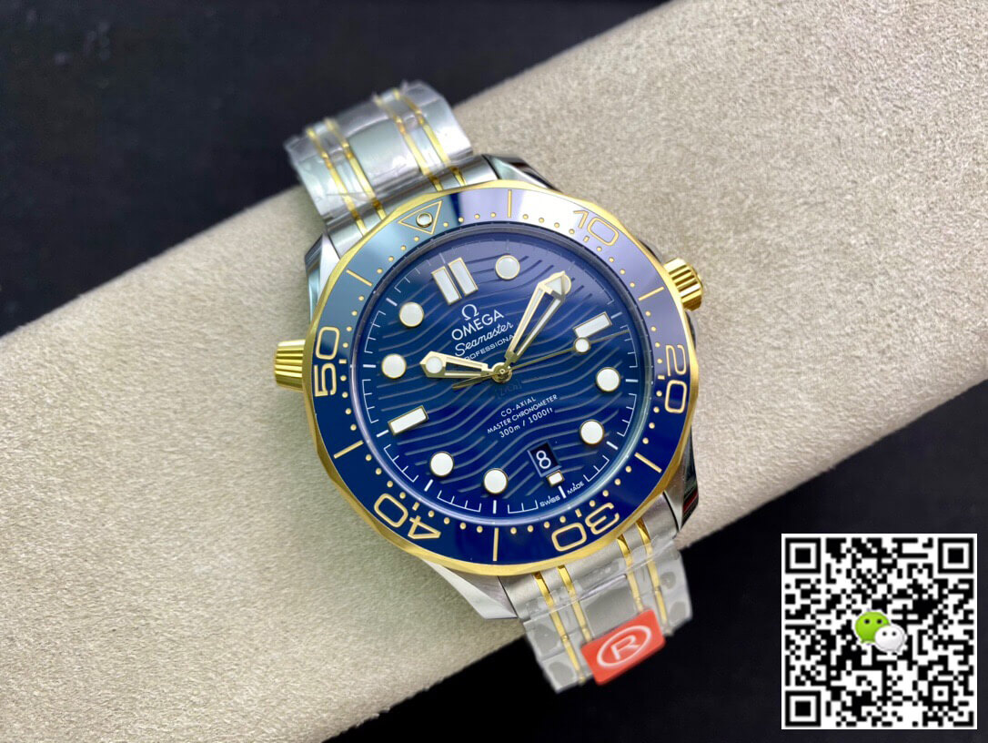 Best Replica Replica Omega Seamaster Diver 300M 210.20.42.20.03.001 1:1 Best Edition OR Factory Blue Dial - Colareps
