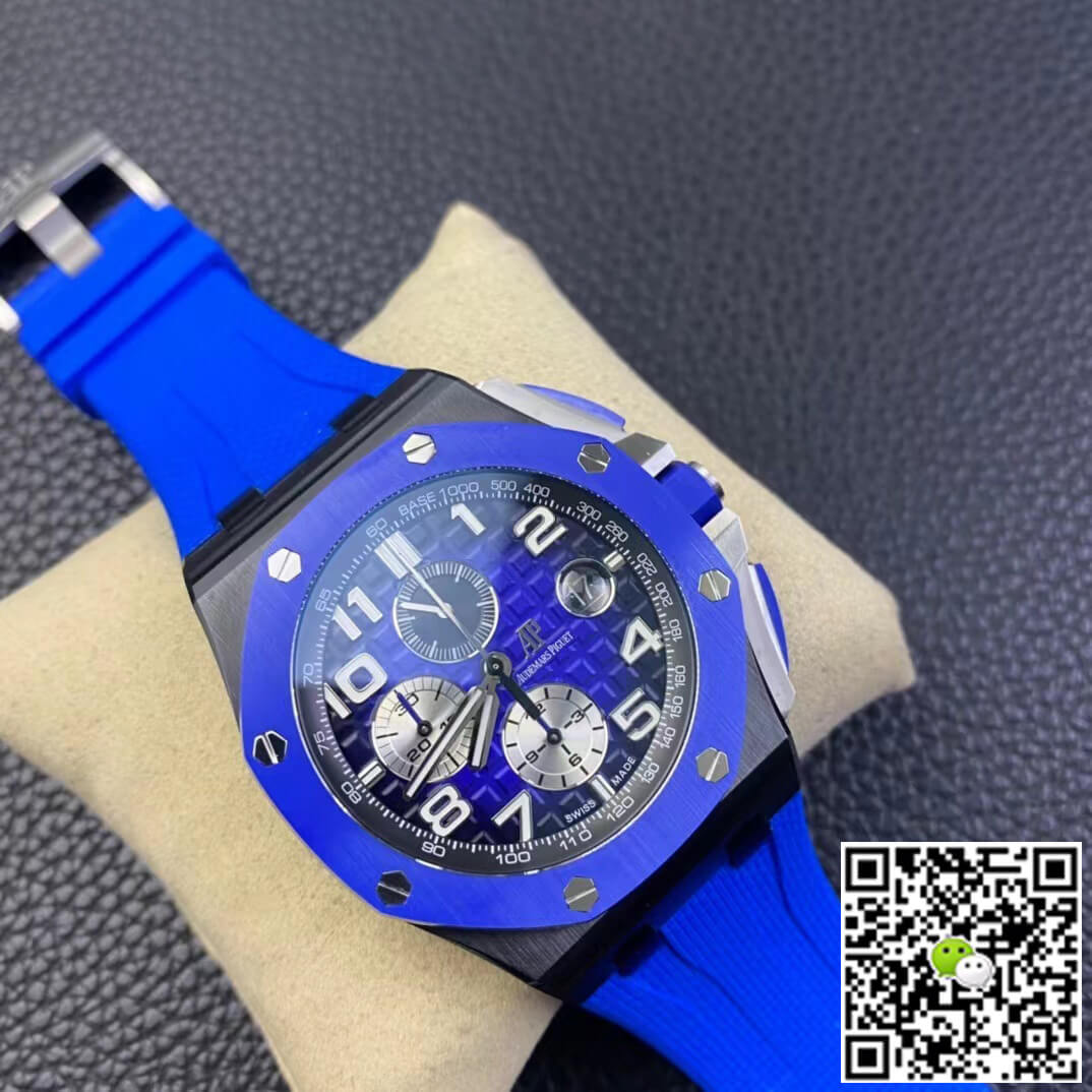 Best Replica Replica Audemars Piguet Royal Oak Offshore 26405CE.OO.A030CA.01 1:1 Best Edition RS Factory Blue Dial - Colareps