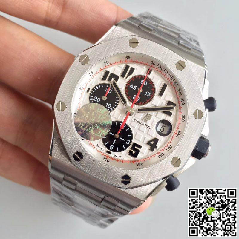 Best Replica Replica Audemars Piguet Royal Oak Offshore 26170ST.OO.1000ST.01 JF Factory 1:1 Best Edition Swiss ETA7750 White Dial - Colareps