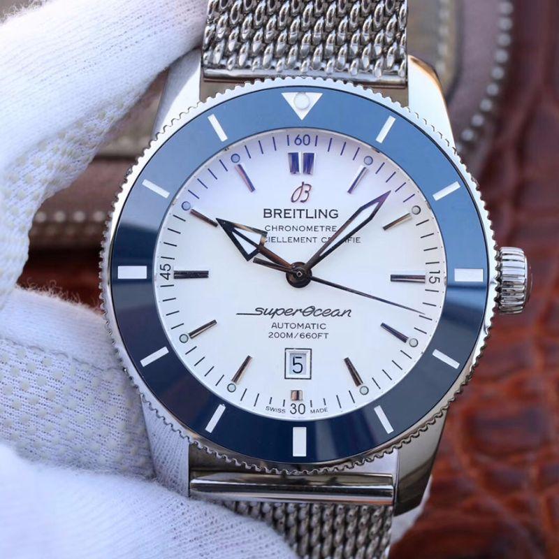 Best Replica Breitling Replica Superocean Heritage II AB201012 GF Factory 1:1 Best Edition Swiss ETA9015 White Dial - Colareps