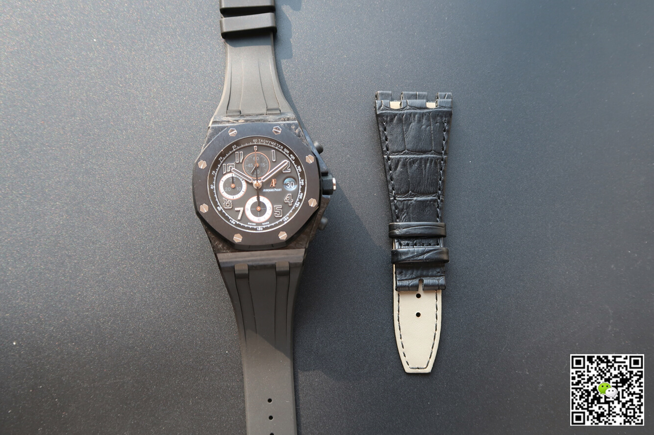 Best Replica Replica Audemars Piguet Royal Oak Offshore 26205AU.OO.D002CR.01 1:1 Best Edition JF Factory Carbon Fiber - Colareps