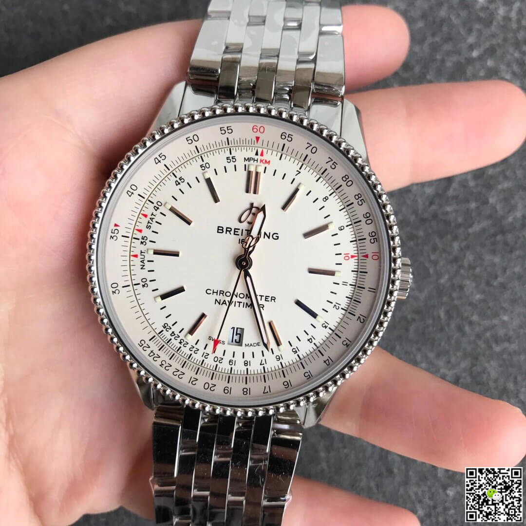 Best Replica Replica Breitling Navitimer 1 A17326211G1A1 1:1 Best Edition V7 Factory White Dial - Colareps