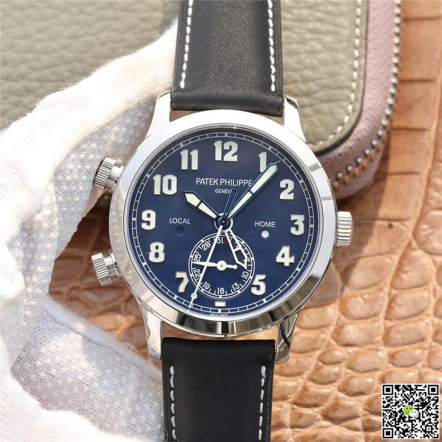 Best Replica Replica Patek Philippe Calatrava 5524G-001 1:1 Best Edition GR Factory Blue Dial - Colareps