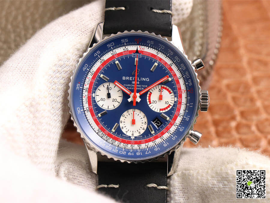 Best Replica Replica Breitling Navitimer AB01212B1C1A1 1:1 Best Edition V9 Factory Blue Dial - Colareps