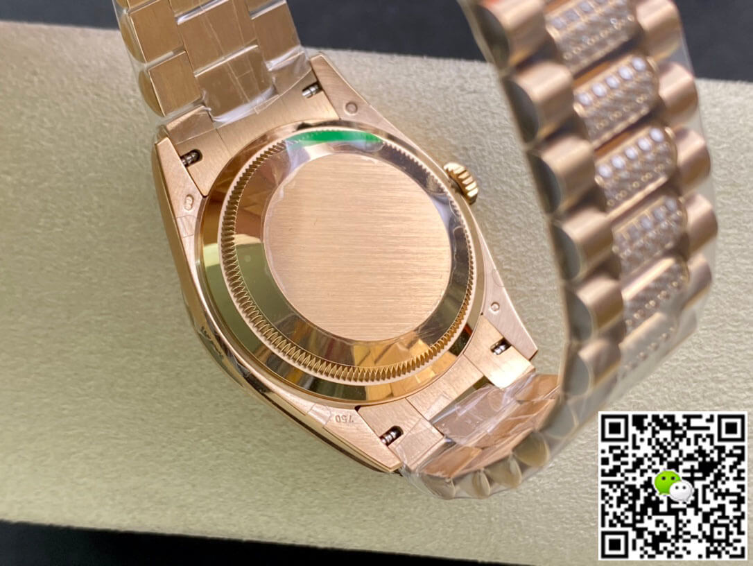 Best Replica Replica Rolex Day Date M128345RBR-0020 1:1 Best Edition EW Factory Rose Gold Dial - Colareps