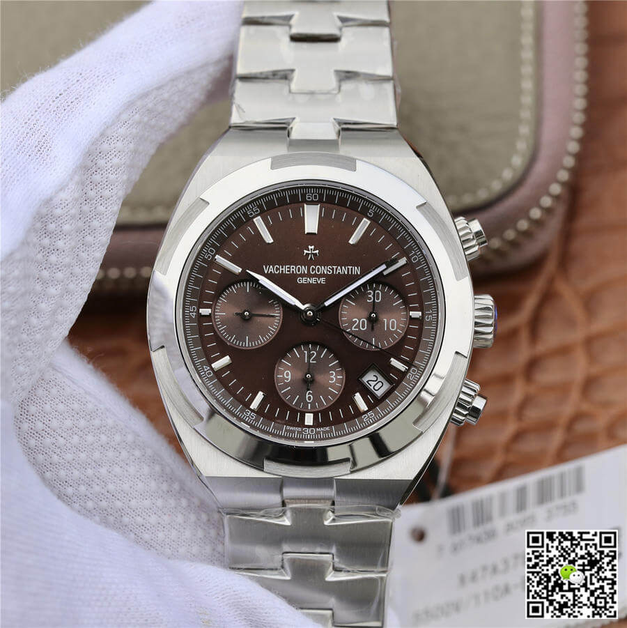 Best Replica Replica Vacheron Constantin Overseas 5500V/110A-B147 1:1 Best Edition 8F Factory V2 Brown Dial - Colareps