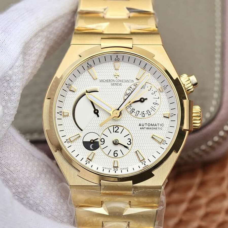 Best Replica Replica Vacheron Constantin Overseas 47450/B01J-9228 1:1 Best Edition TWA Factory 18K Yellow Gold - Colareps