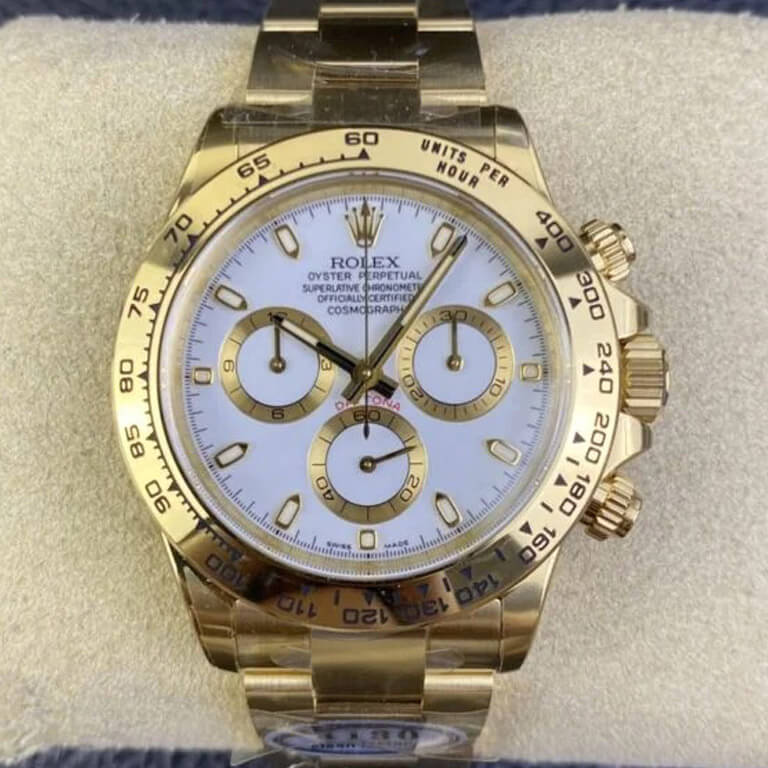 Best Replica Replica Rolex Cosmograph Daytona M116508-0001 1:1 Best Edition Clean Factory Yellow Gold - Colareps