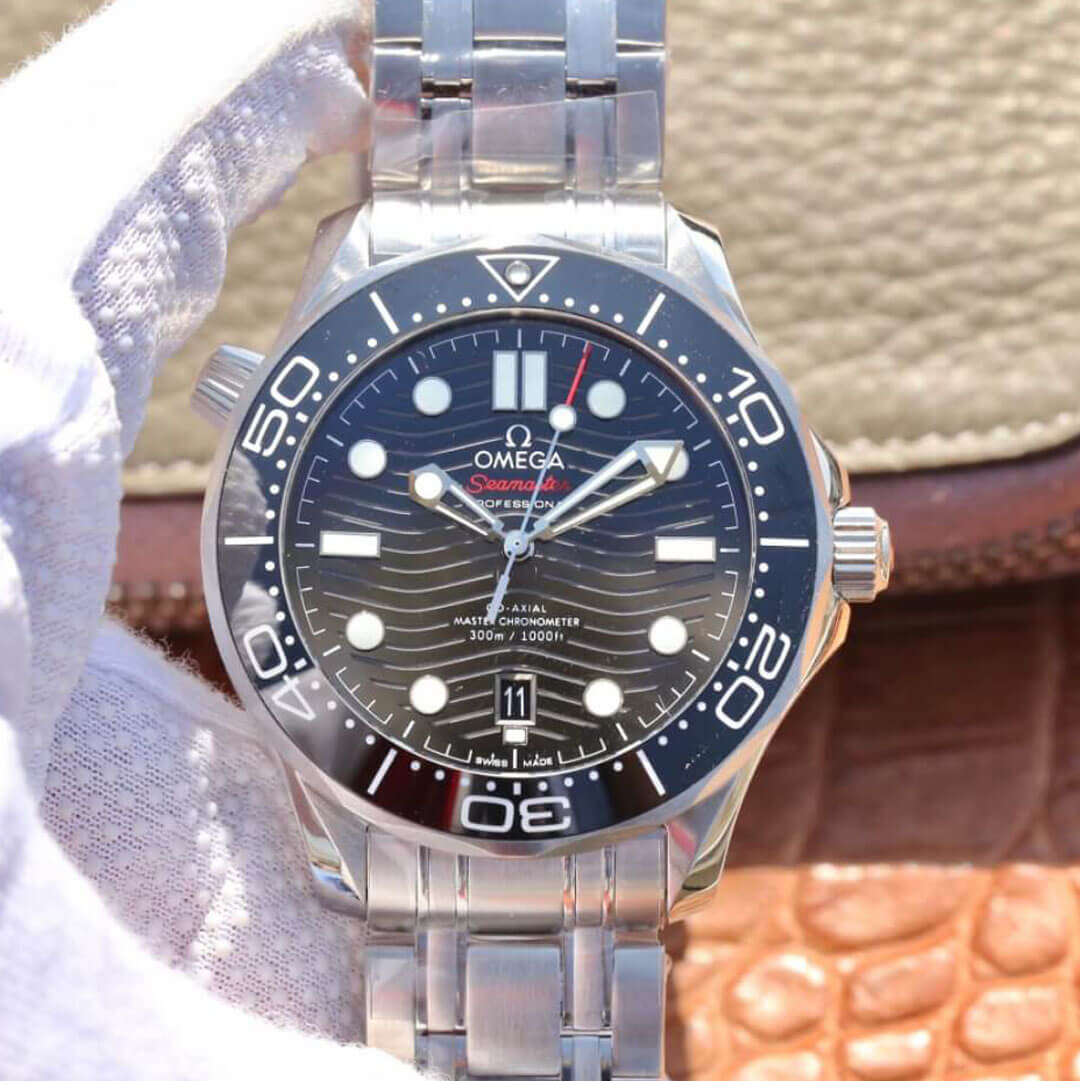 Best Replica Replica Omega Seamaster Diver 300M 210.30.42.20.01.001 1:1 Best Edition VS Factory Black Dial - Colareps