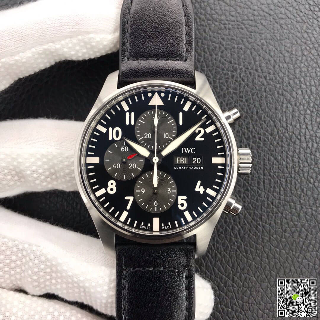 Best Replica Replica IWC Pilot IW377709 1:1 Best Edition ZF Factory Black Dial - Colareps