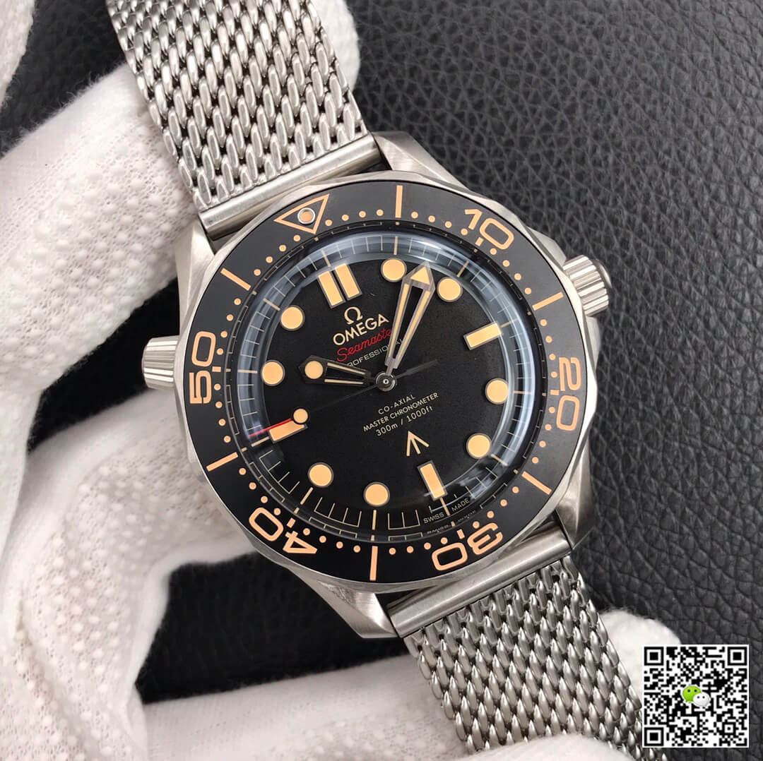Best Replica Replica Omega Seamaster 210.90.42.20.01.001 James Bond 007 1:1 Best Edition VS Factory Titanium Metal - Colareps
