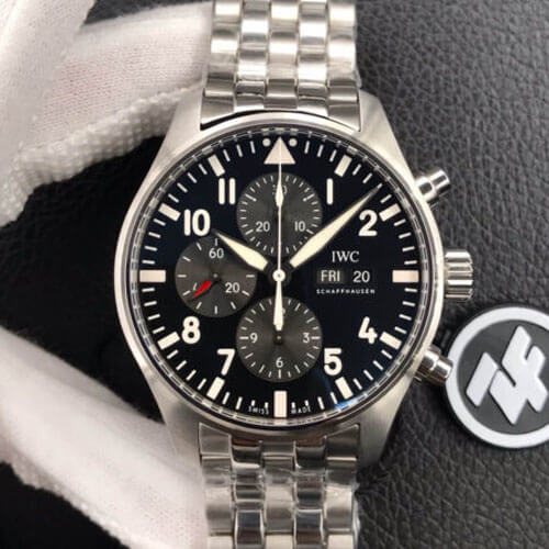 Best Replica Replica IWC Pilot IW377710 1:1 Best Edition ZF Factory Black Dial - Colareps