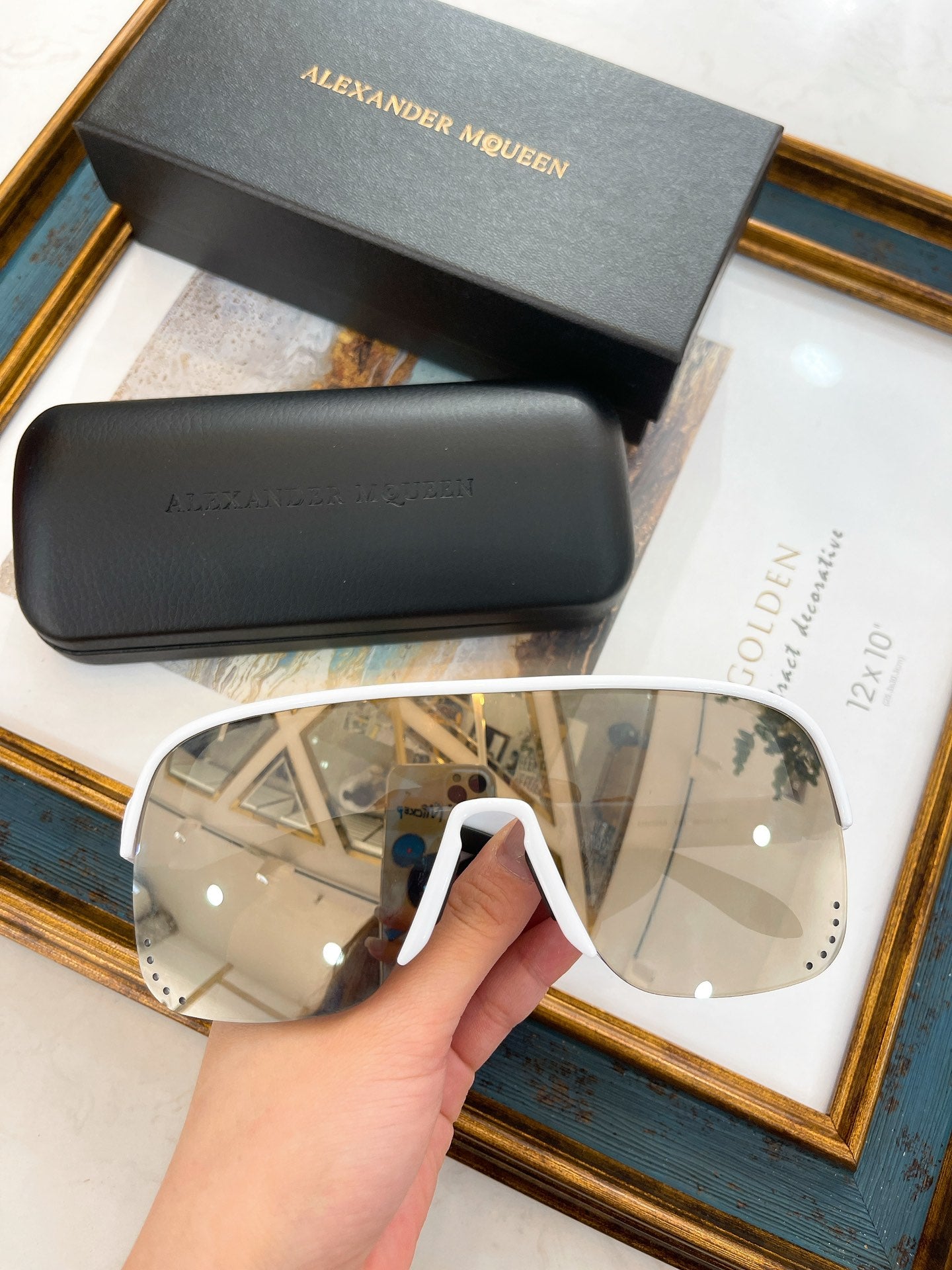 Best Replica Alexander Mcqueen Dupes Sunglasses - Colareps