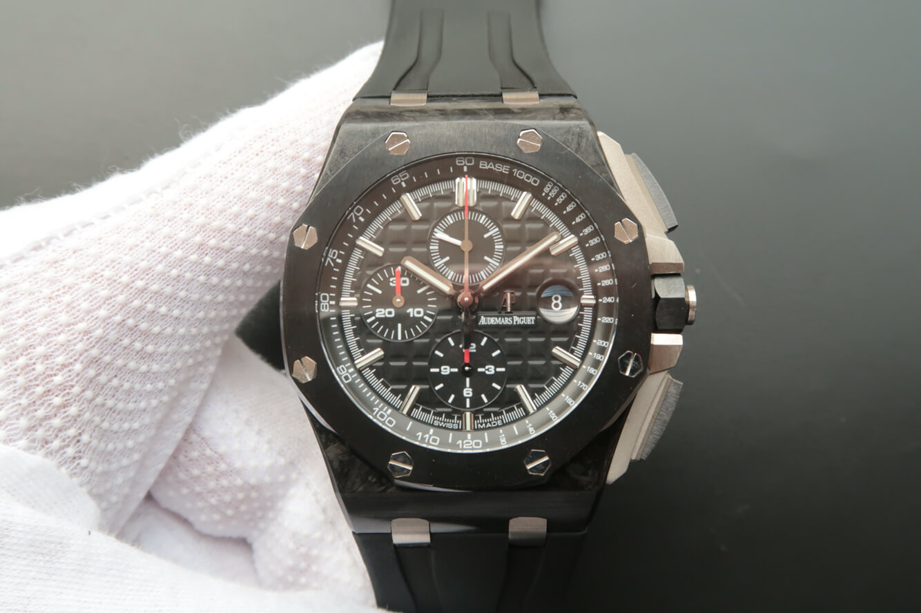 Best Replica Replica Audemars Piguet Royal Oak Offshore 26400AU.OO.A002CA.01 1:1 Best Edition JF Factory Black Dial - Colareps