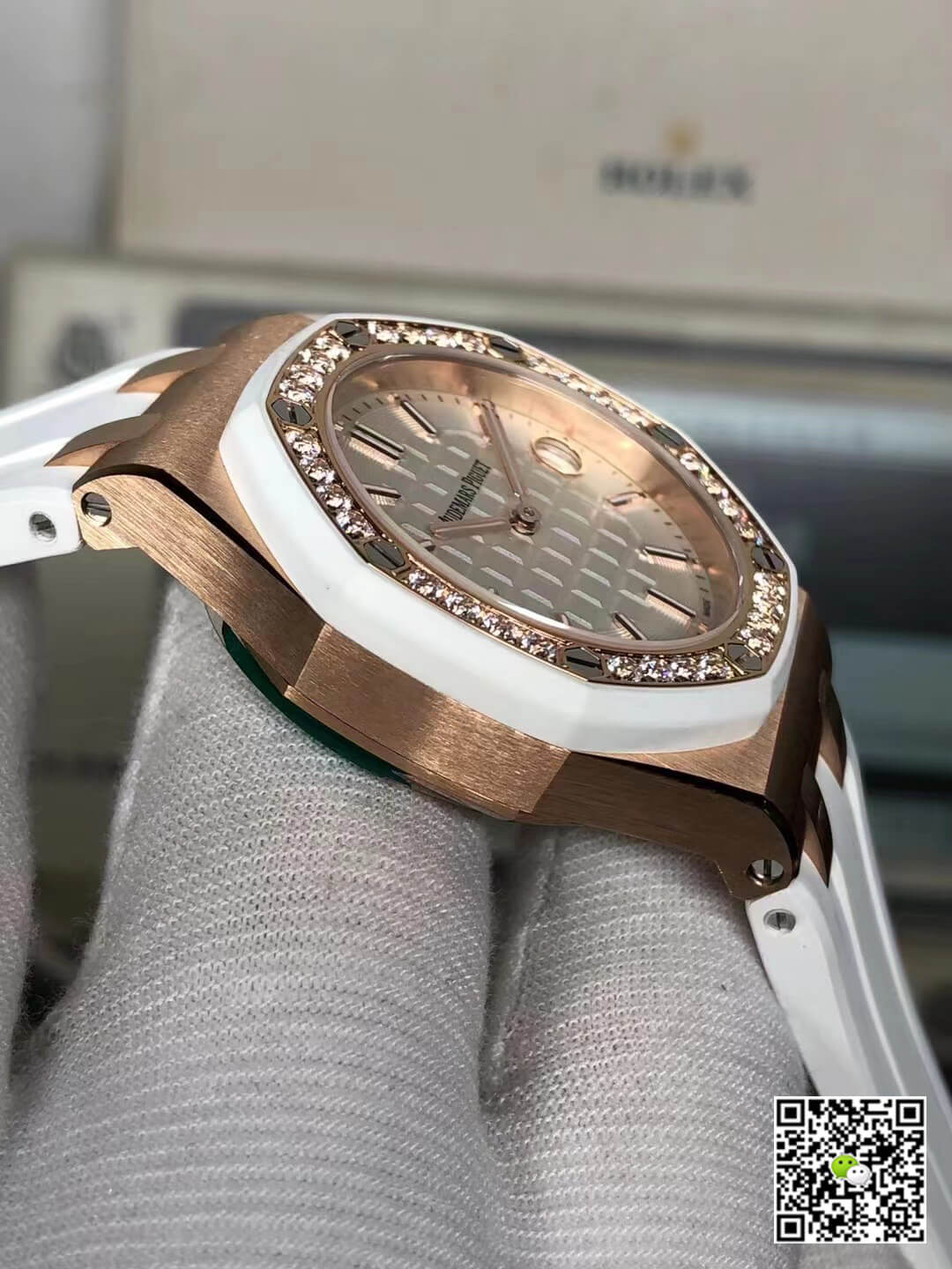 Best Replica Replica Audemars Piguet Royal Oak Offshore 67540OK.ZZ.A010CA.01 1:1 Best Edition 18k Rose Gold - Colareps