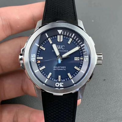 Best Replica Replica IWC Aquatimer IW329005 1:1 Best Edition V6 Factory Blue Dial Swiss ETA9015 - Colareps