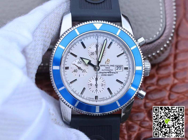 Best Replica Breitling Replica Superocean Heritage II A1331217 OM Factory 1:1 Best Edition Swiss ETA7750 White Dial - Colareps