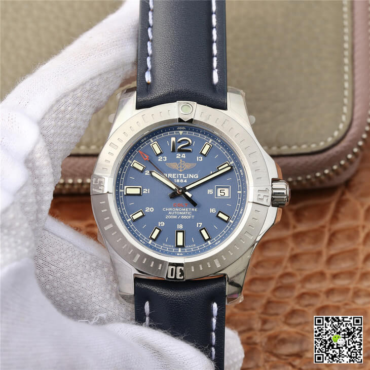 Best Replica Replica Breitling Colt Automatic A1738811/C906/105X/A20BA.1 1:1 Best Edition GF Factory Blue Dial - Colareps