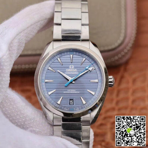 Best Replica Replica Omega Seamaster Aqua Terra 150M 220.10.41.21.03.002 VS Factory 1:1 Best Edition Swiss ETA8900 Blue Textured Dial - Colareps
