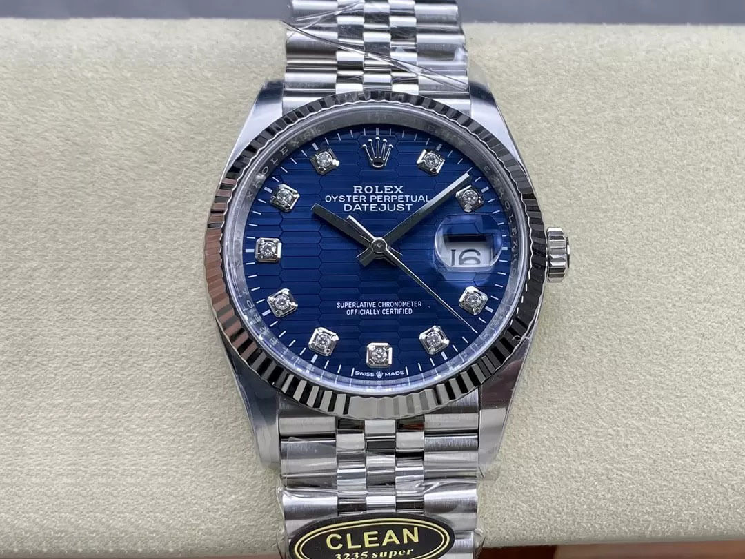 Best Replica Replica Rolex Datejust M126234-0057 36MM 1:1 Best Edition Clean Factory Blue Dial - Colareps
