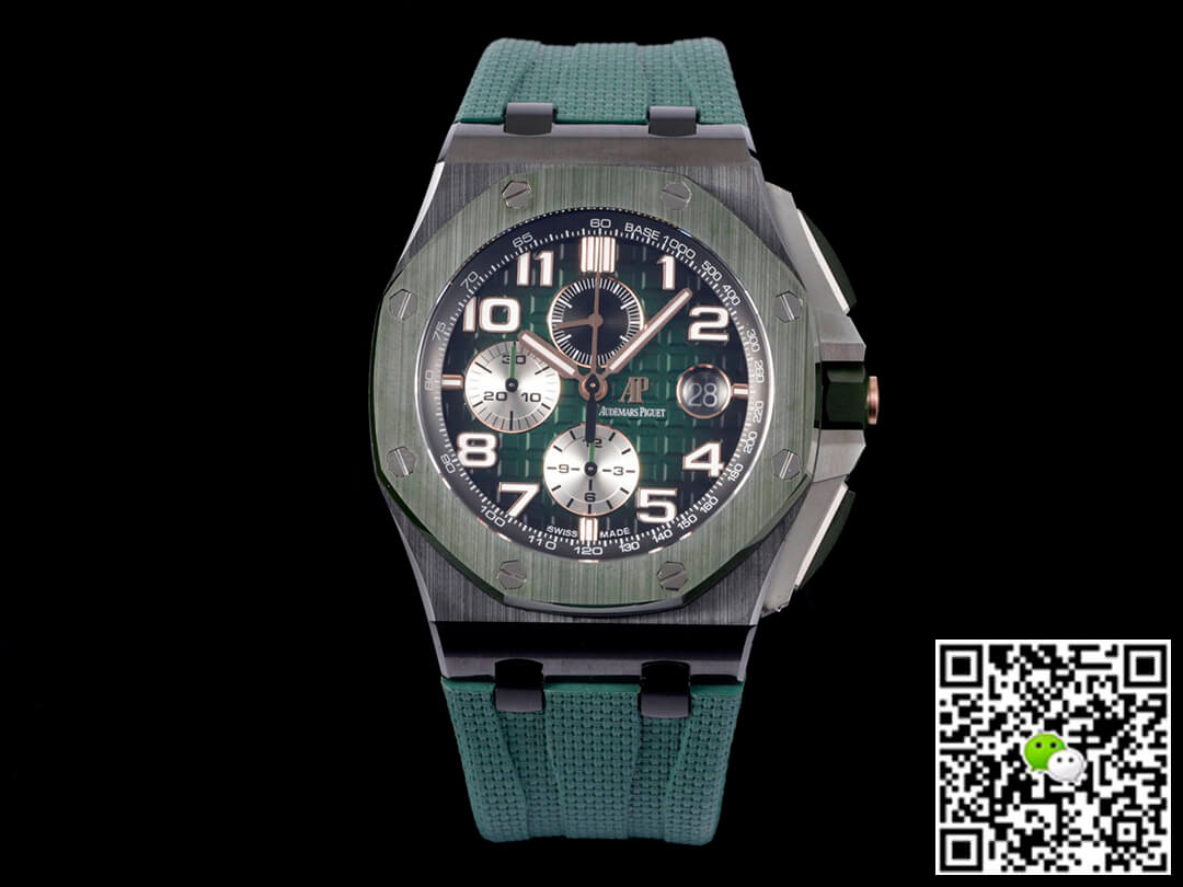 Best Replica Replica Audemars Piguet Royal Oak Offshore 26405CE.OO.A056CA.01 1:1 Best Edition RS Factory Green Dial - Colareps